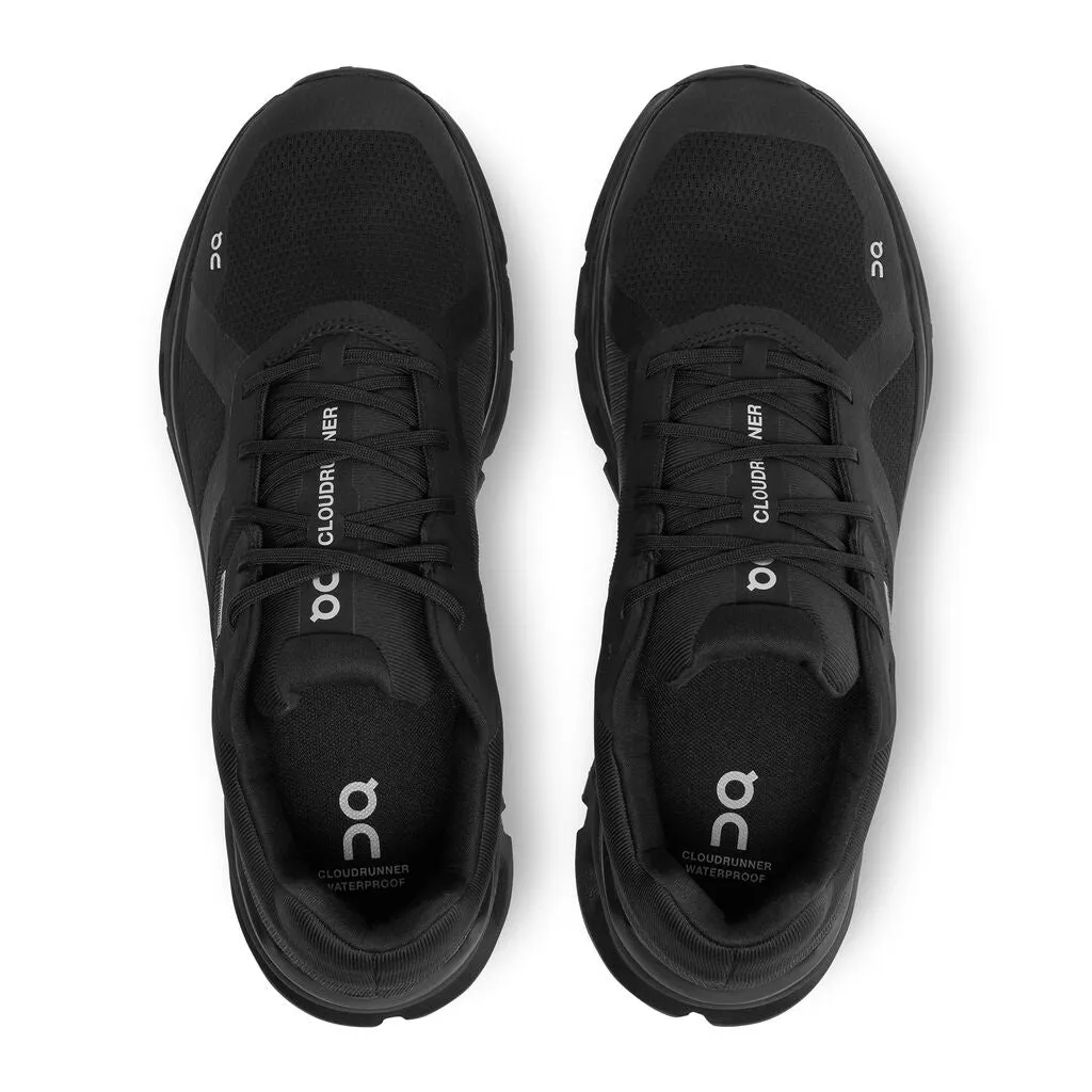 On Running Men's Cloudrunner Waterproof - Black