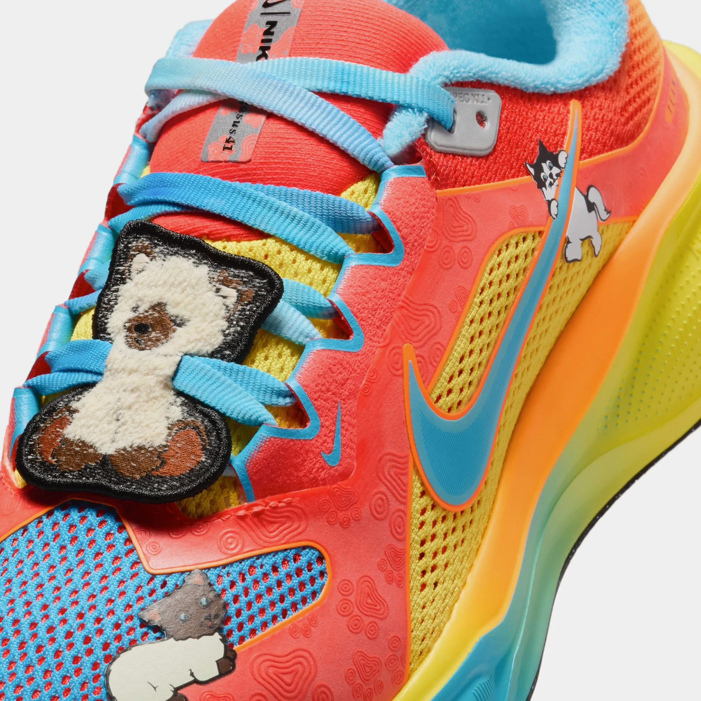 Pegasus 41 x Doernbecher Freestyle Tima Mens Running Shoes (Multi/Red/Yellow)