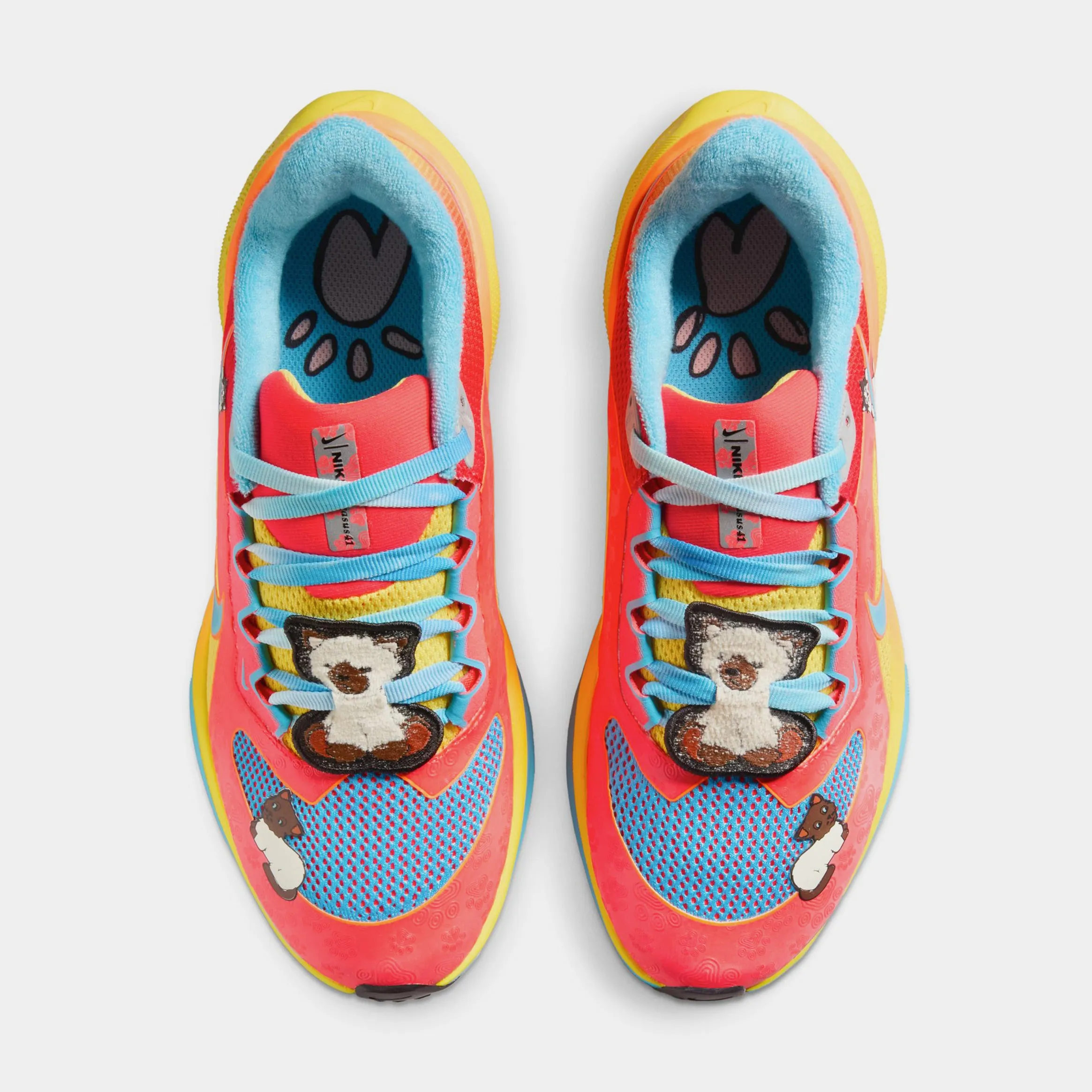 Pegasus 41 x Doernbecher Freestyle Tima Mens Running Shoes (Multi/Red/Yellow)