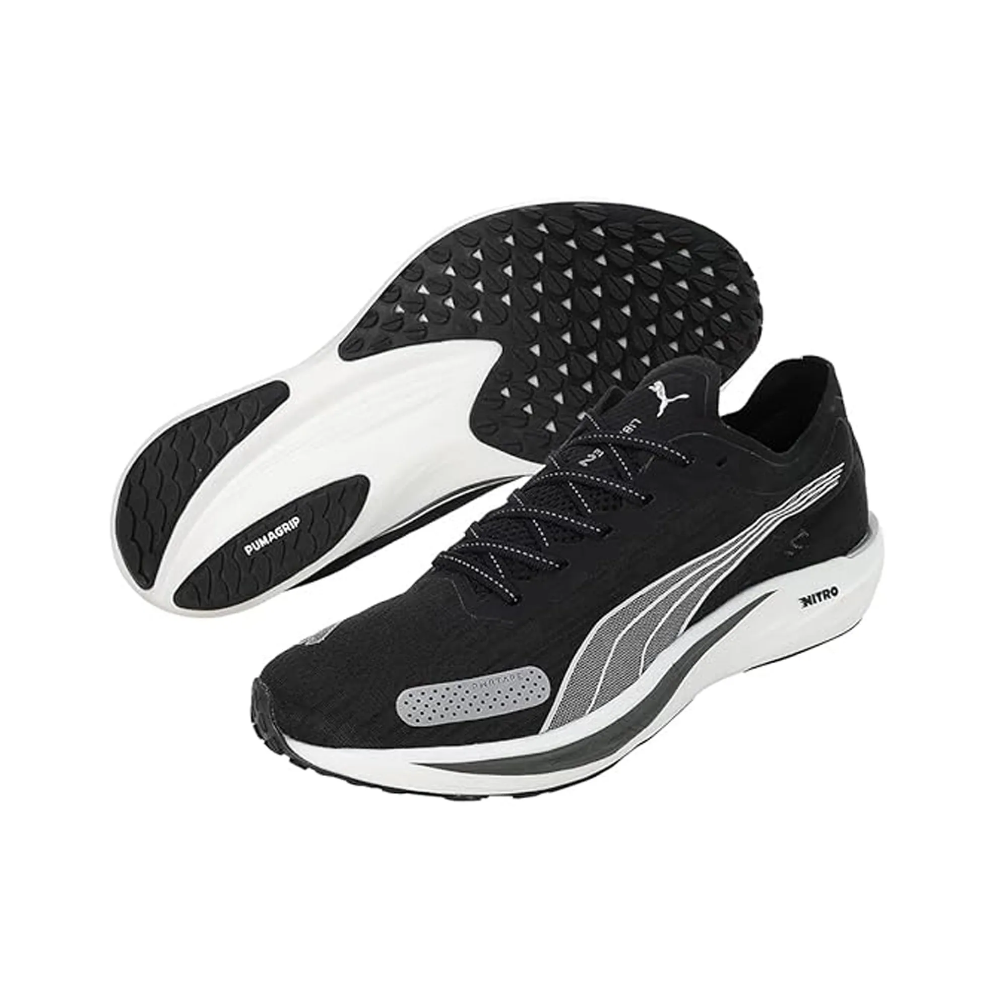 Puma Liberate NITRO™ 2 Men's Running Shoes (Black-Silver) 31048501