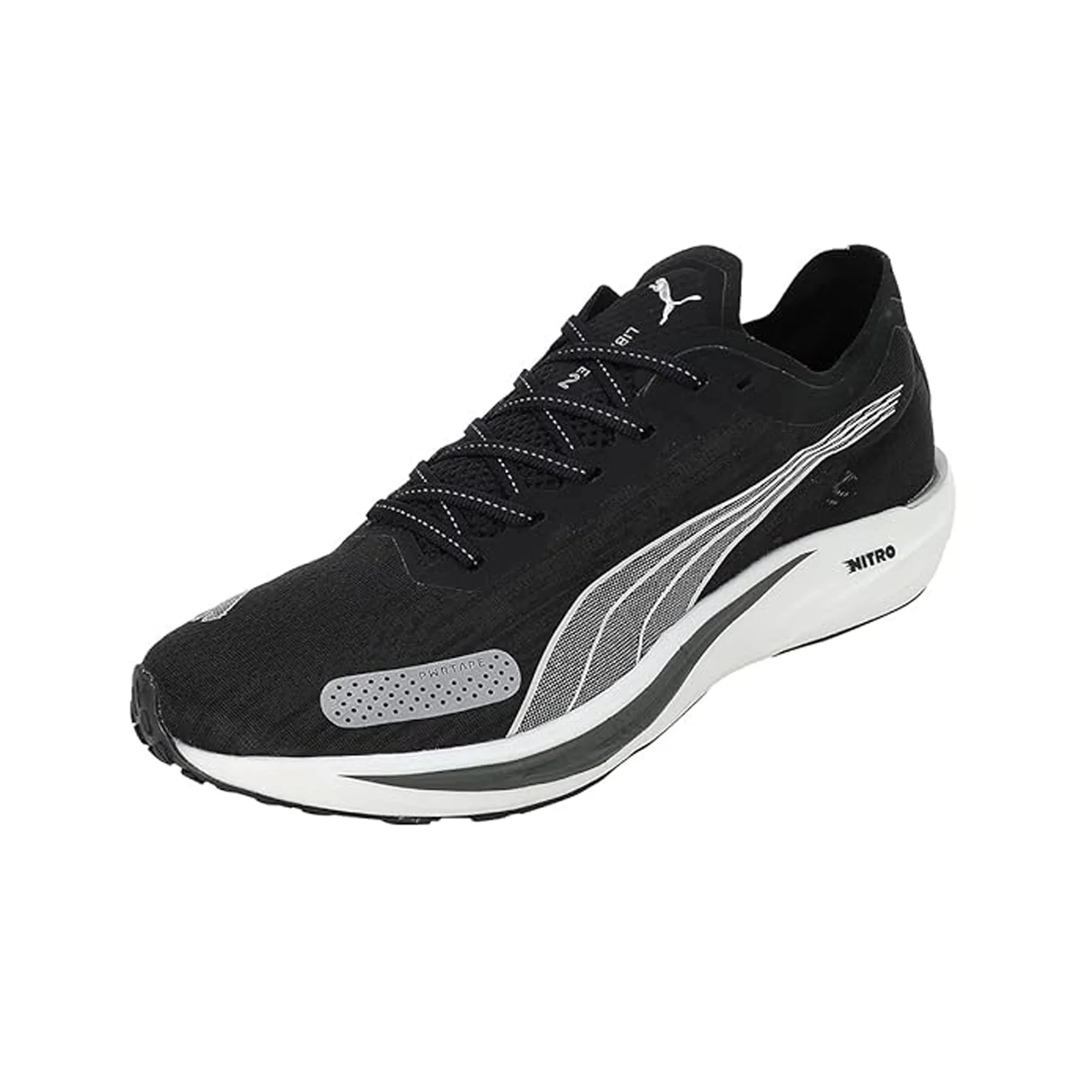 Puma Liberate NITRO™ 2 Men's Running Shoes (Black-Silver) 31048501