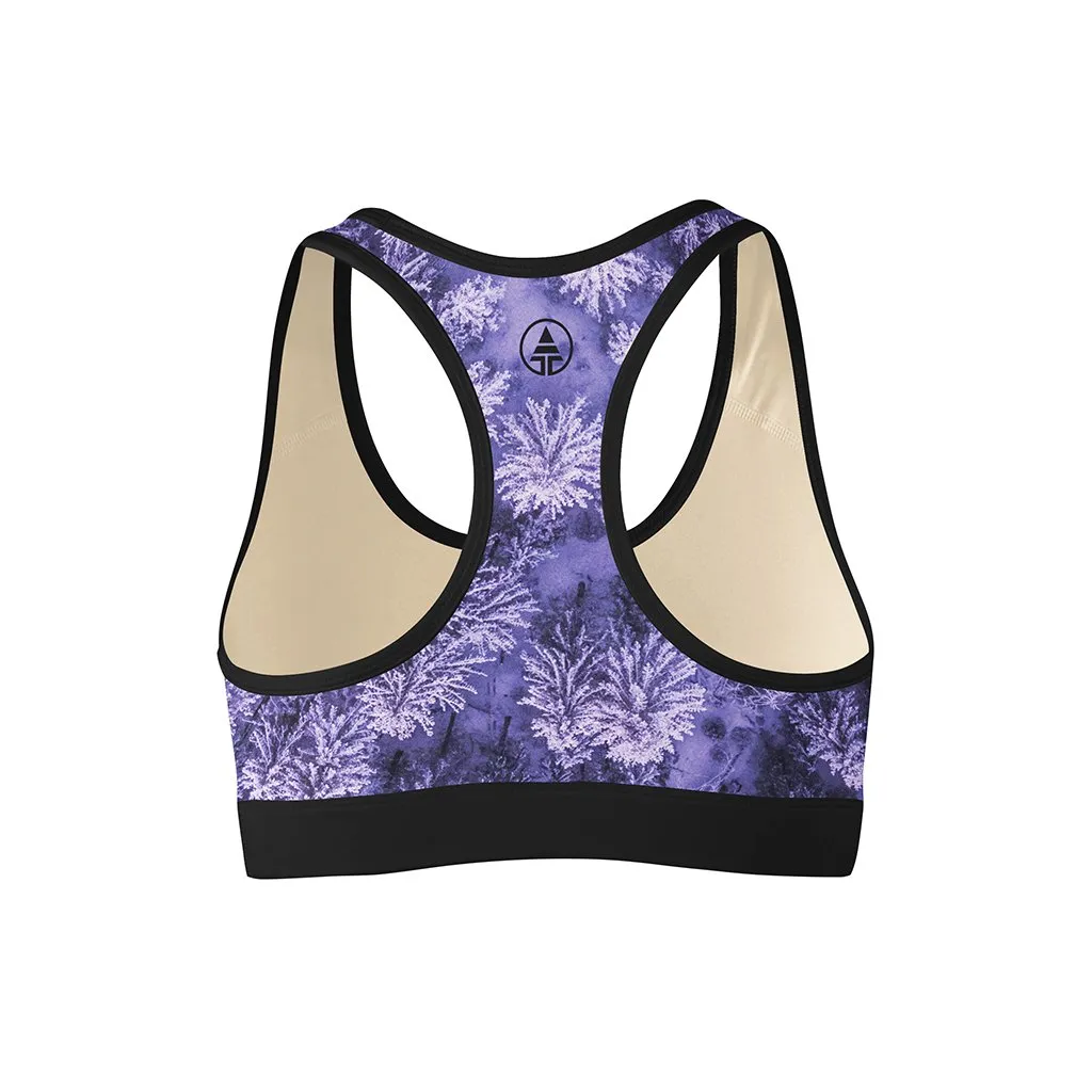 Purple Winter Sports Bra