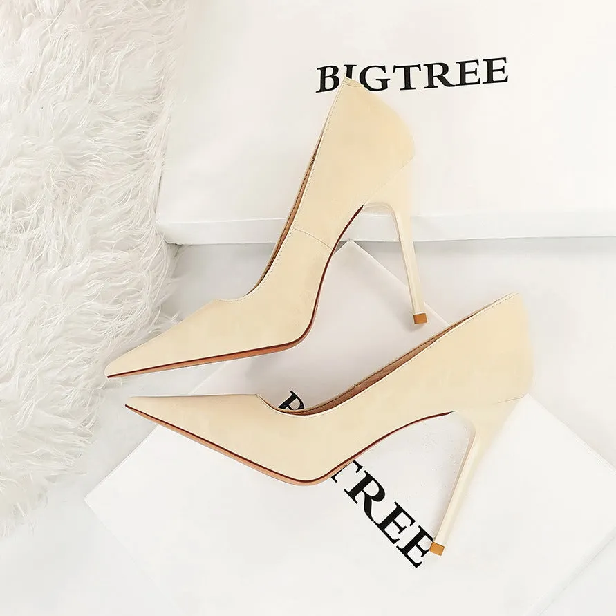 Retro Pointed Toe High Heel Sexy Nightclub Women's Shoes