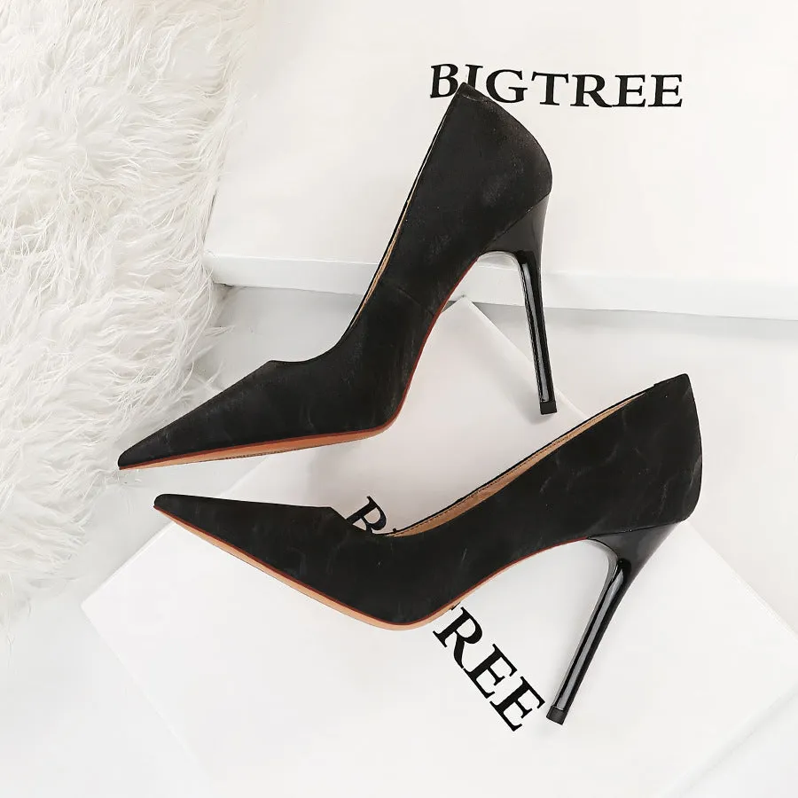 Retro Pointed Toe High Heel Sexy Nightclub Women's Shoes