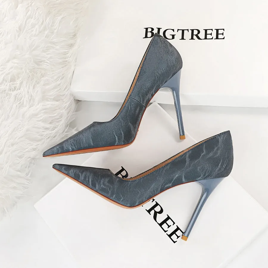 Retro Pointed Toe High Heel Sexy Nightclub Women's Shoes