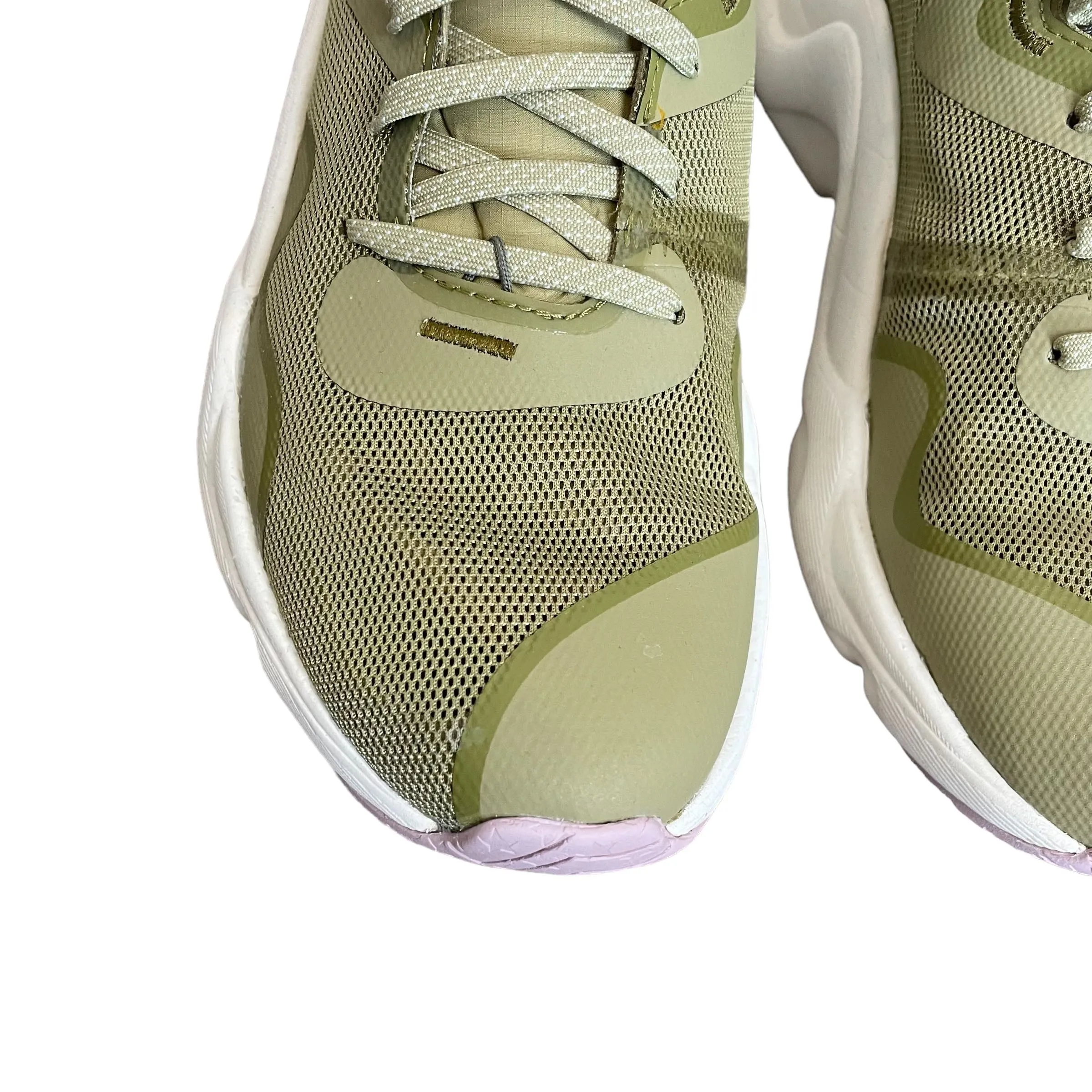 Sorel | Women's Green and Pink Kinetic Rnegd Float Sneakers | Size: 9