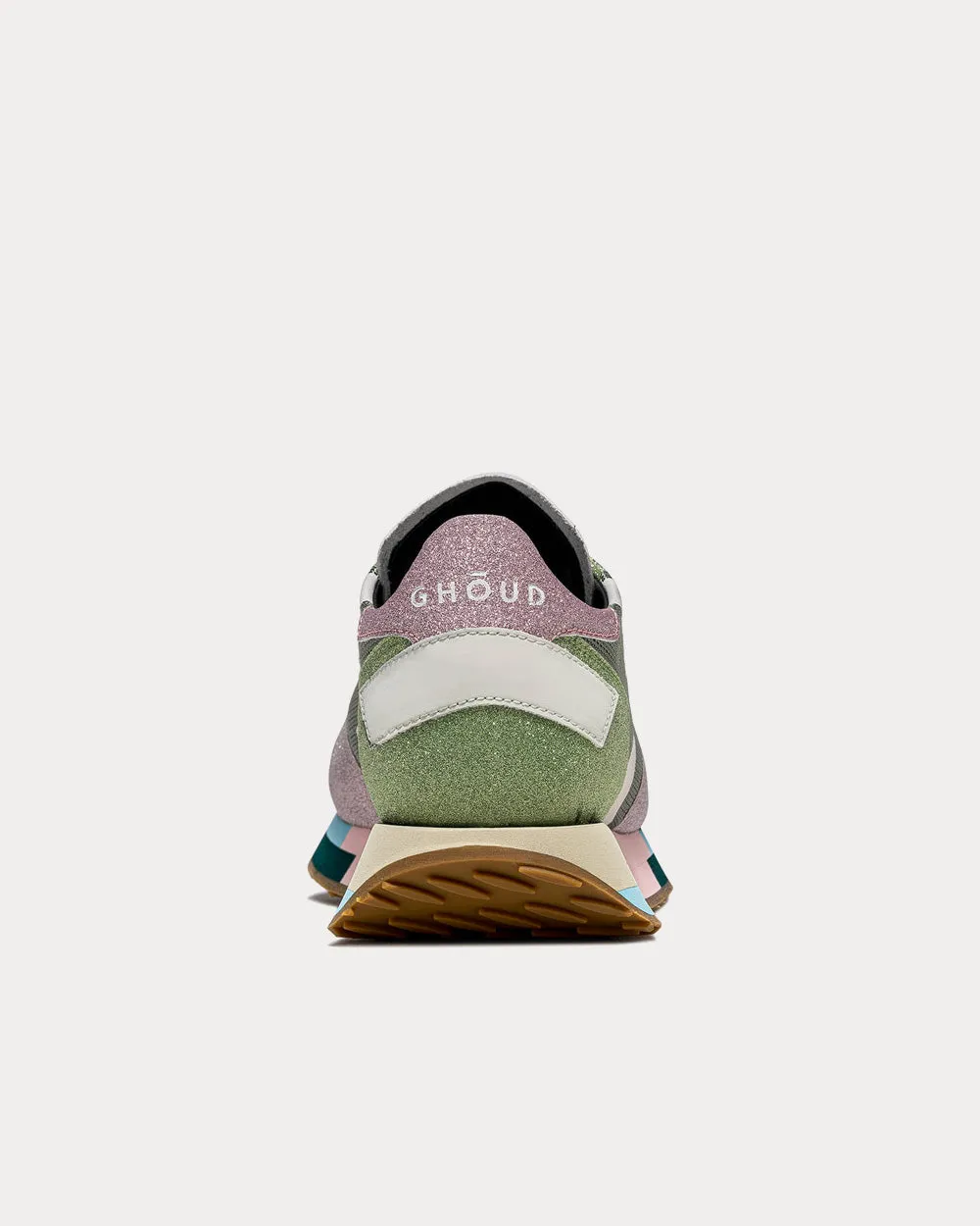 Star Green / Pink Low Top Sneakers