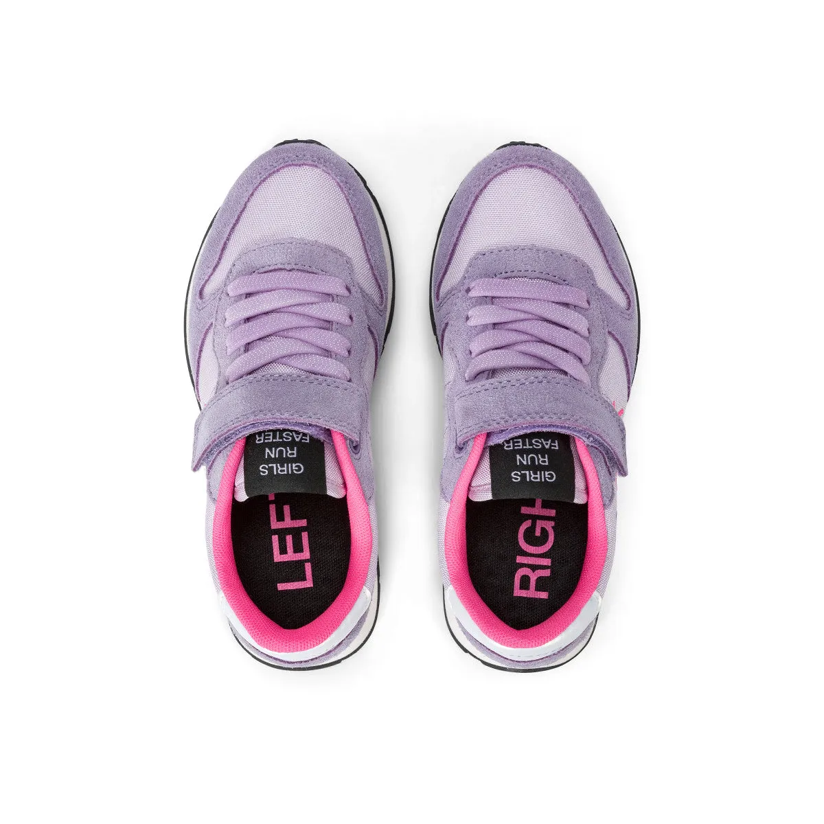 SUN68 ALLY SOLID NYLON LILLA SNEAKERS FOR GIRLS