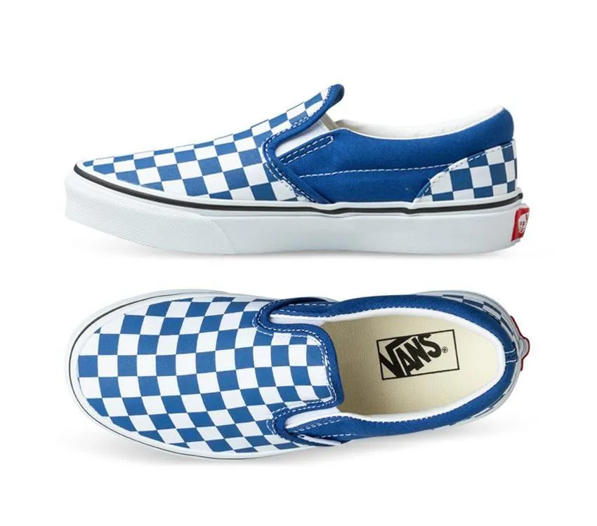 Vans Checkerboard Slip On - Limoges/White
