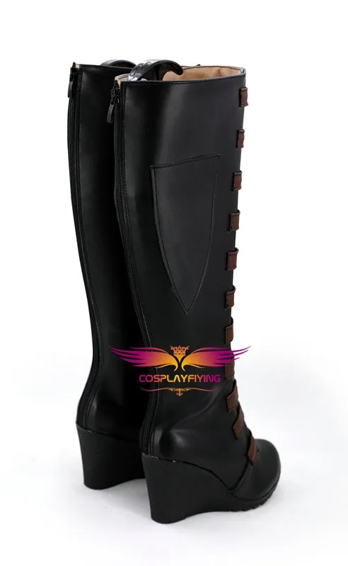 X-Men Deadpool 2 Domino Neena Thurman Cosplay Shoes Boots Custom Made for Adult Men and Women