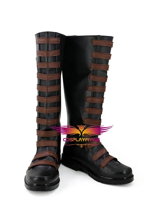 X-Men Deadpool 2 Domino Neena Thurman Cosplay Shoes Boots Custom Made for Adult Men and Women
